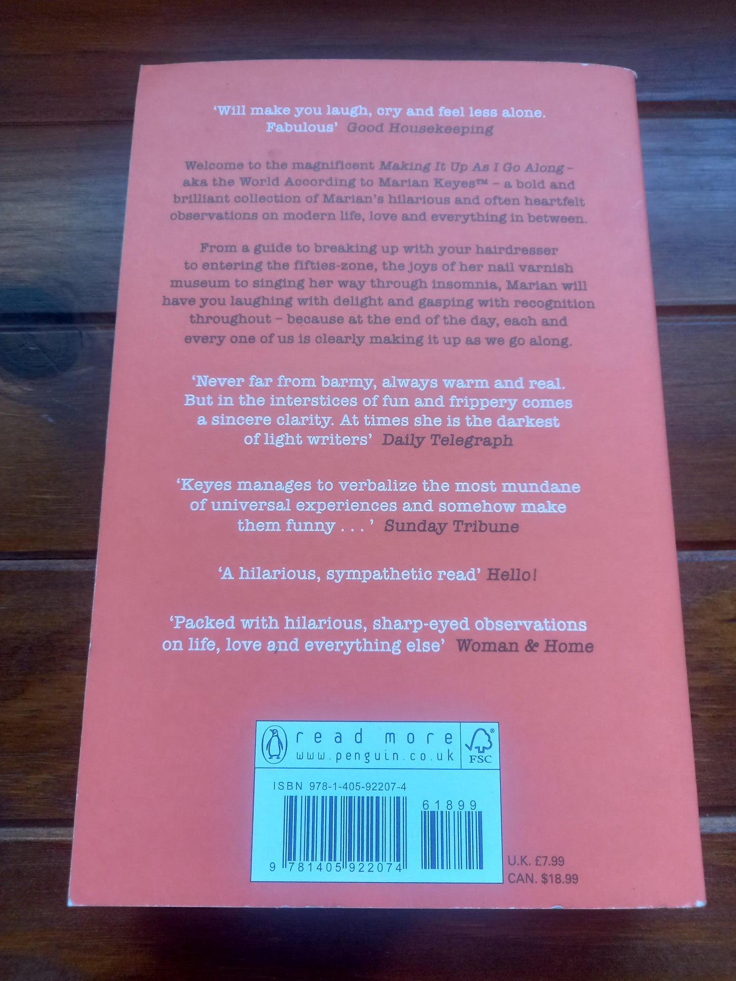 Keyes, Marian - Making It Up As I Go Along