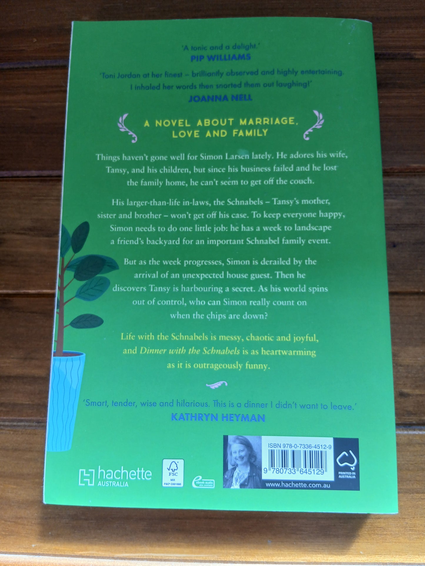 Jordan, Toni - Dinner with the Schabels